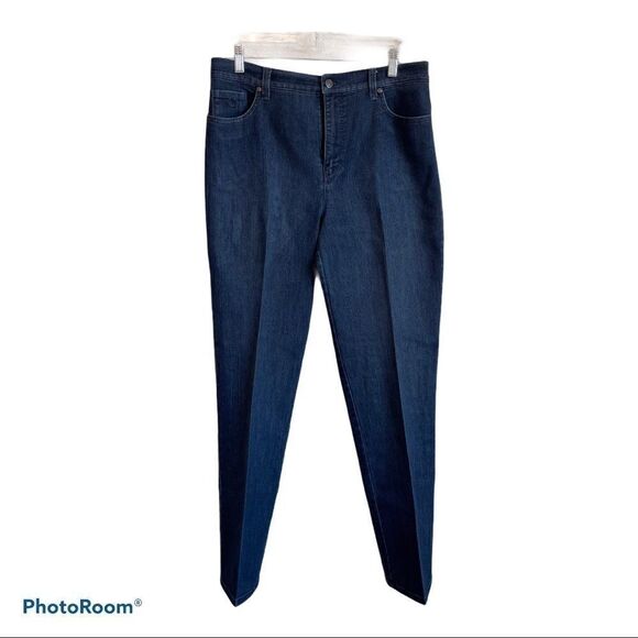 Gloria‎ Vanderbilt Dark Wash Amanda Jeans, 12 R - Picture 1 of 7